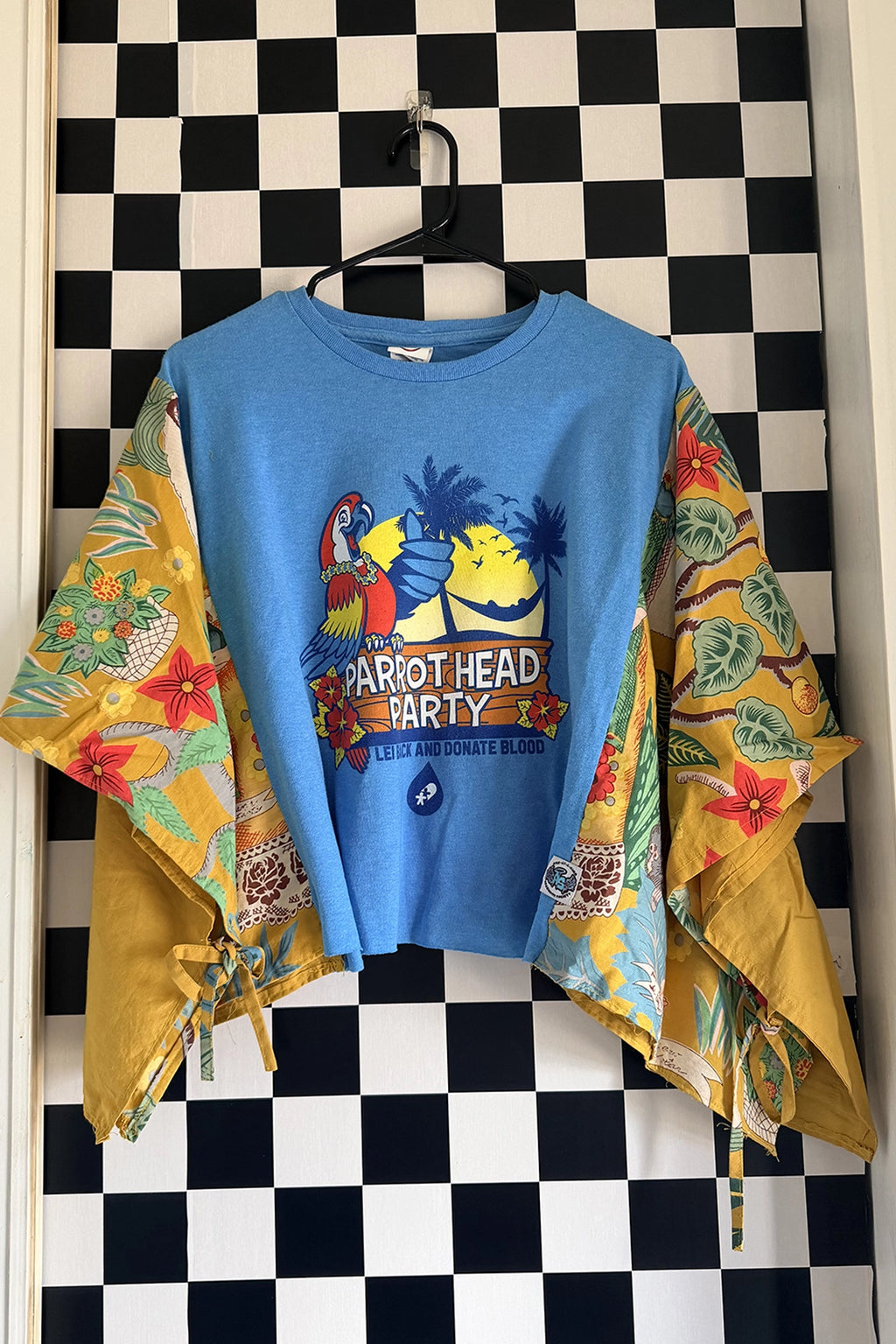 Parrot Party Scarf Tee Mashup