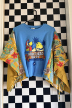 Parrot Party Scarf Tee Mashup