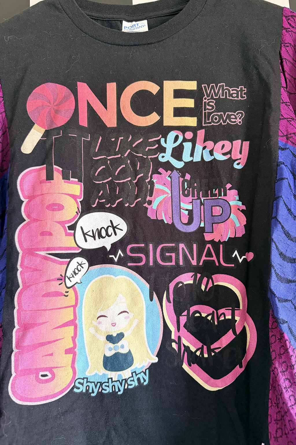 Candy Pop Scarf Tee Mashup