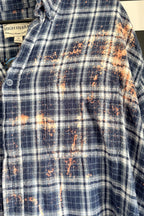 Moto Skeleton Beer Can Flannel