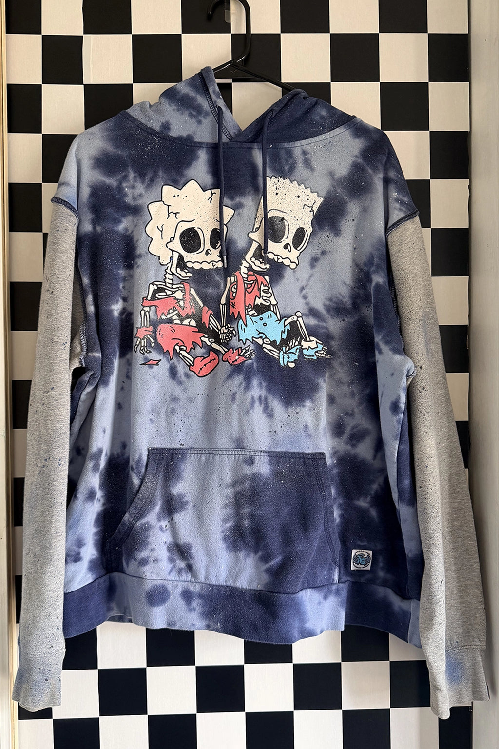 Simpsons Skeleton Hoodie Sleeve Swap