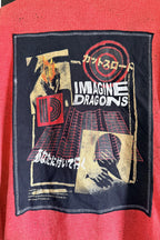 Imagine Dragons Red Waffle-Knit Tee