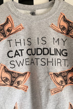 Cat Cuddling Crewneck