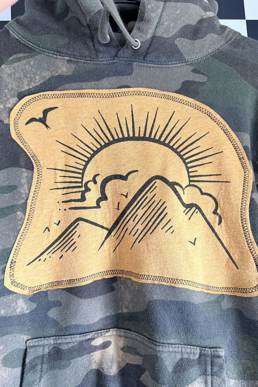 Camo Sunrise Hoodie, Slow Groovin’ Edition