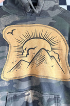 Camo Sunrise Hoodie, Slow Groovin’ Edition