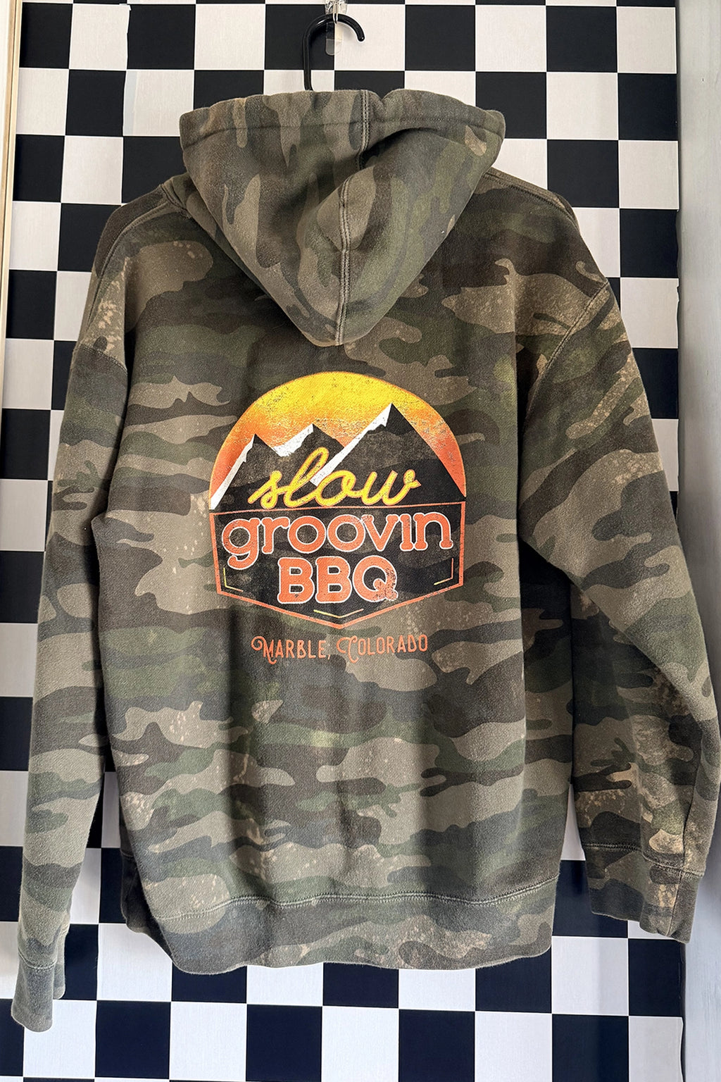 Camo Sunrise Hoodie, Slow Groovin’ Edition