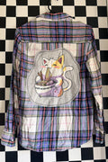 Ramen Kitty Flannel