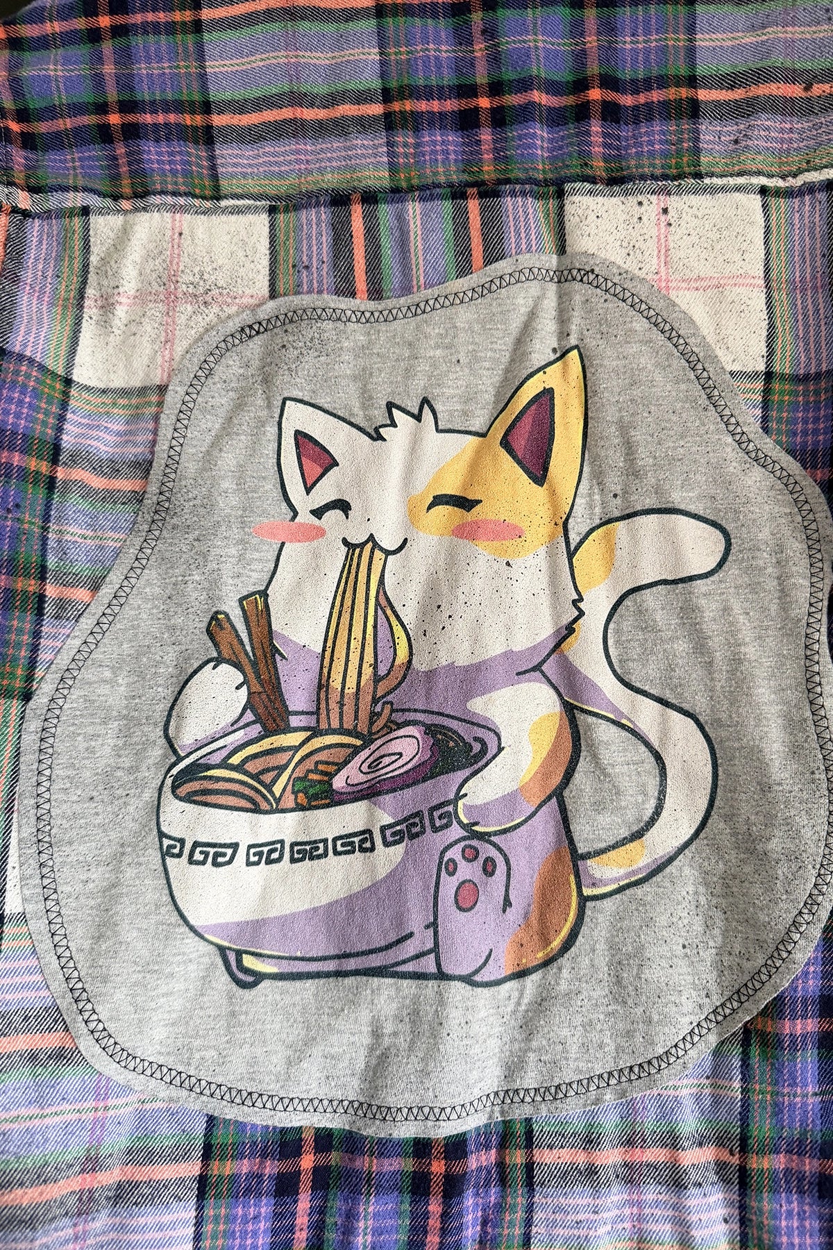 Ramen Kitty Flannel