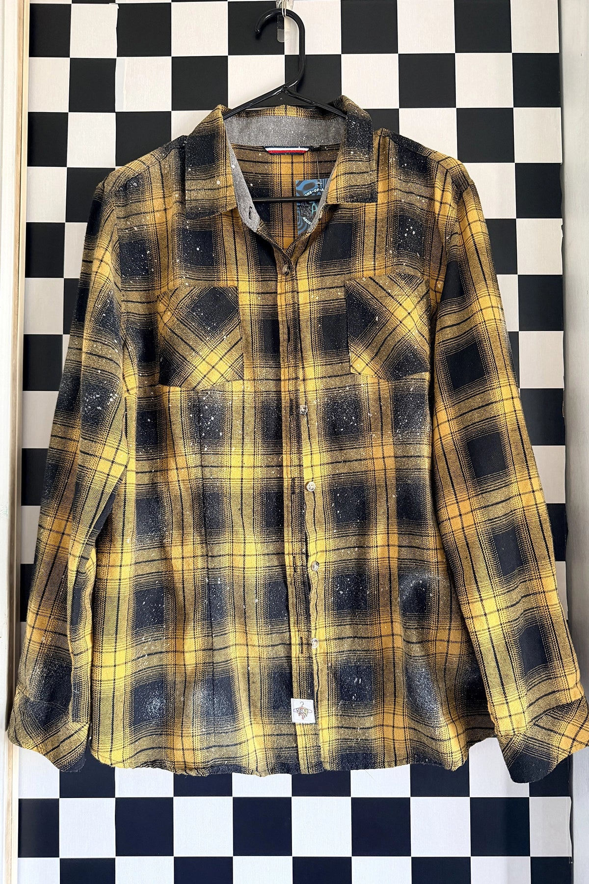 Yellow Skull Flannel