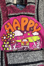 “Happy Camper” Woven Baja Hoodie