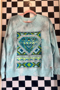 Diamond Patchwork Crewneck