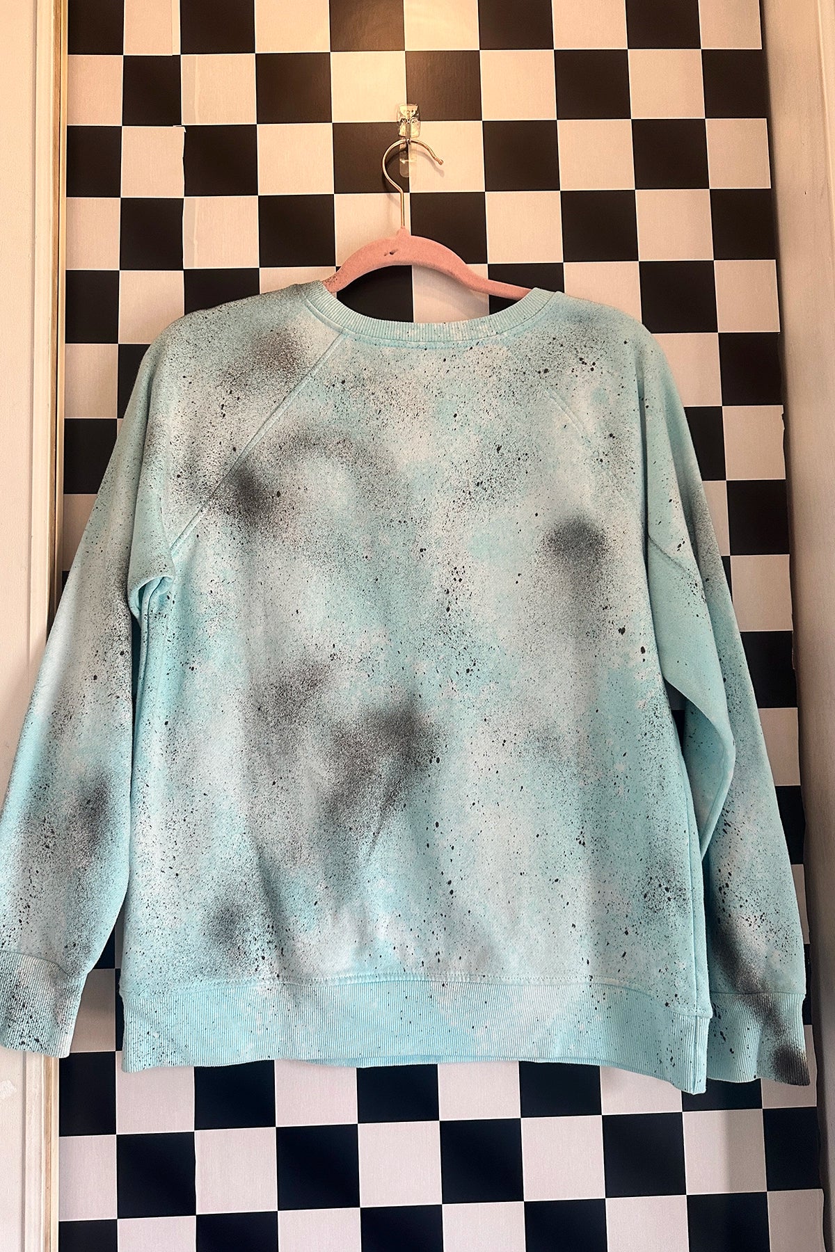 Diamond Patchwork Crewneck