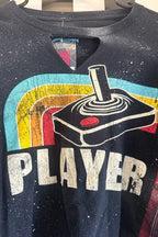 Atari Player T-shirt Flannel Mashup