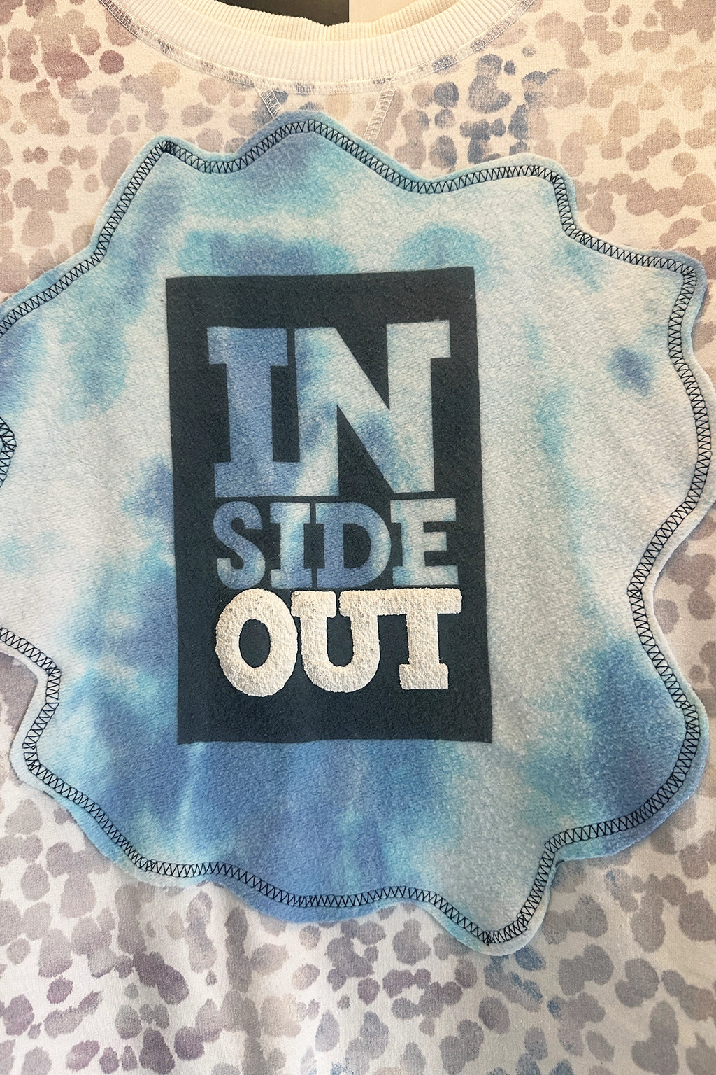 Inside Out Wavy Patch Sweatshirt