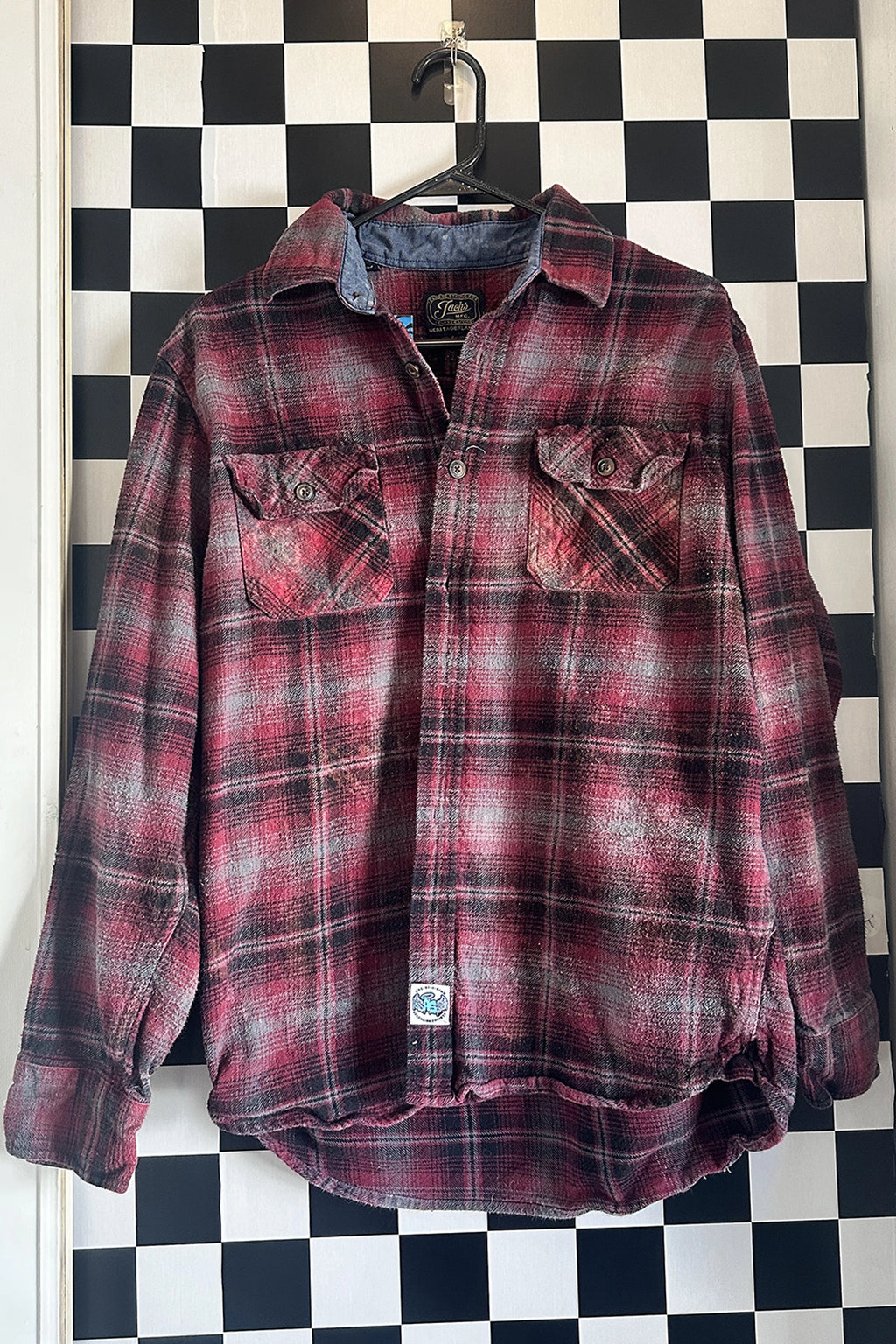 Weightlifting Bunny Flannel