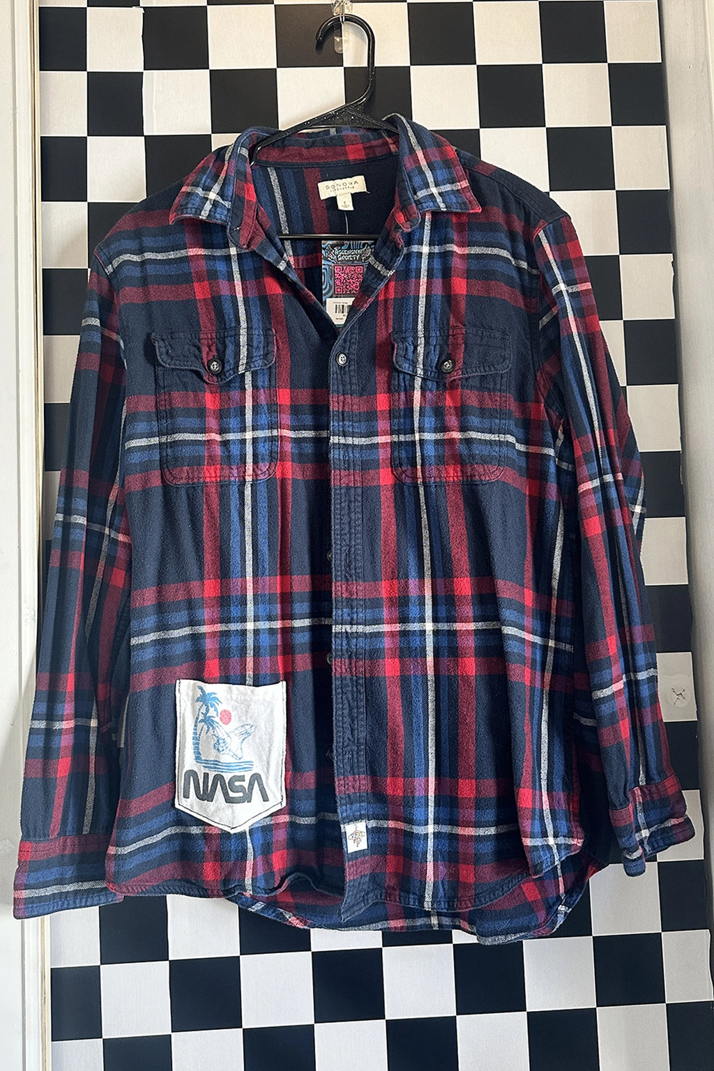 NASA Space Shuttle Flannel