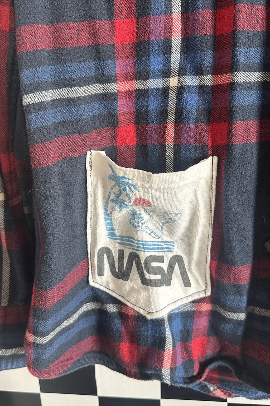 NASA Space Shuttle Flannel