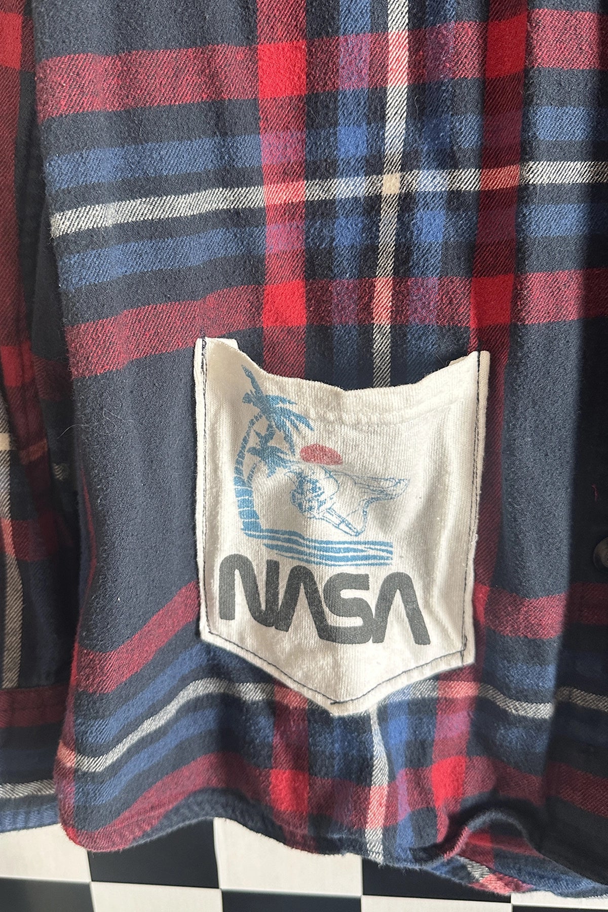 NASA Space Shuttle Flannel